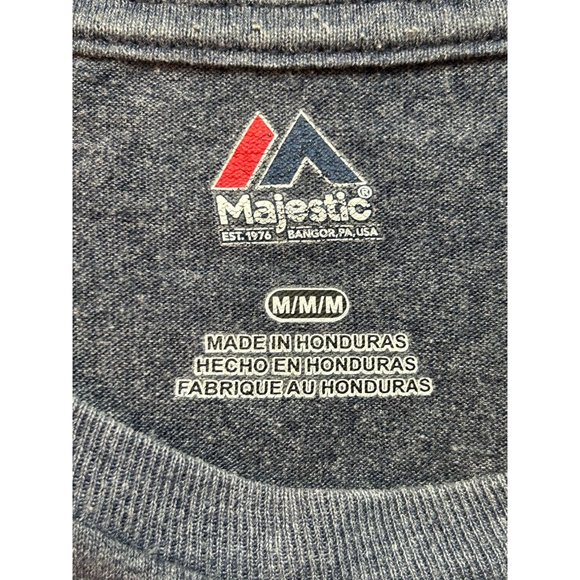 Majestic Men's Long Sleeve Seattle Seahawks T-Shirt in Blue - Size M - Picture 4 of 4